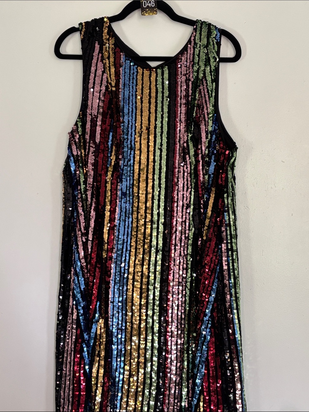 Torrid Mini Multi Color Sequin Trapeze Dress Torrid Size 2 18/20 New With Tags